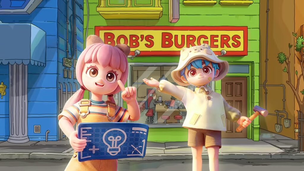 El jugador de Heartopia recrea las hamburguesas de Bob en el juego