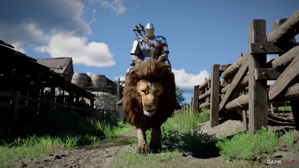 Cómo conseguir una montura de león en el desierto carmesí