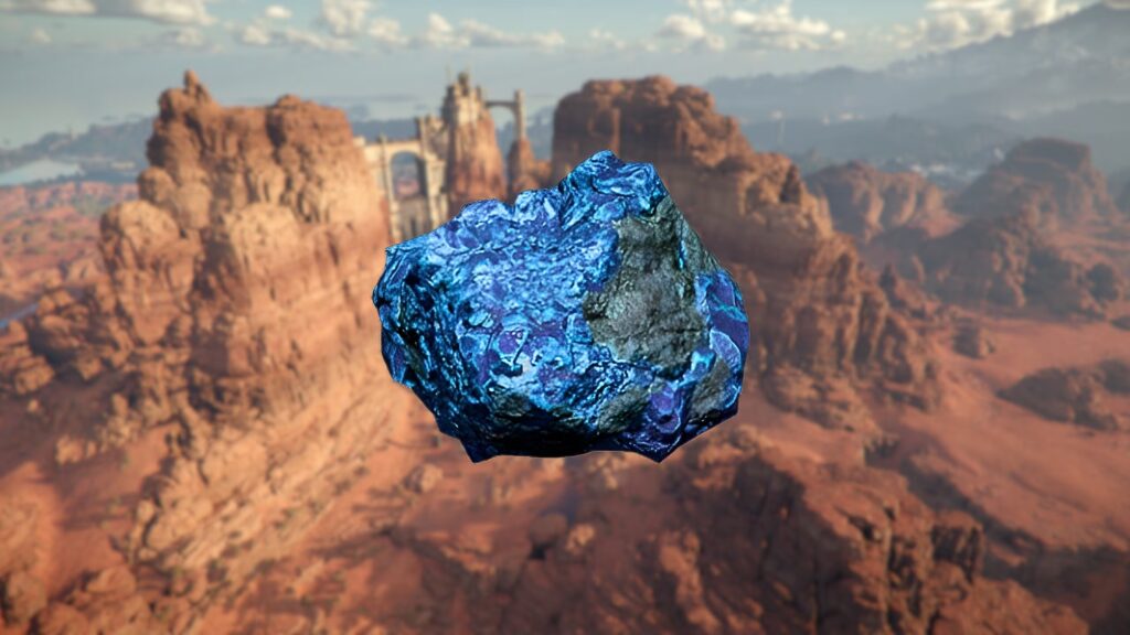 Cómo conseguir azurita en el desierto carmesí