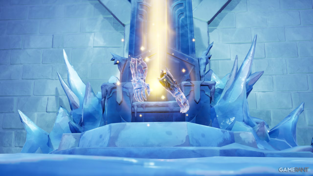Ubicación y uso de los guanteletes de hielo míticos de Fortnite