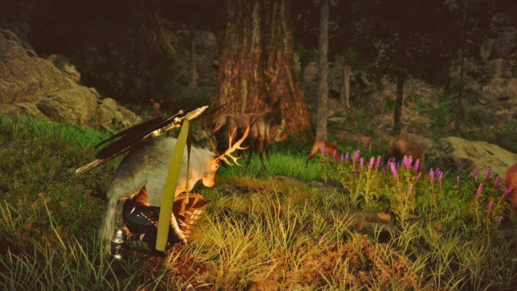 Ubicación de la capa de reno en el desierto carmesí (disfraz de venado)