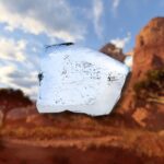 Ubicación del mineral de escolecita en el desierto carmesí