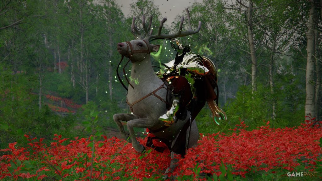 Cómo conseguir la montura del ciervo blanco en el desierto carmesí