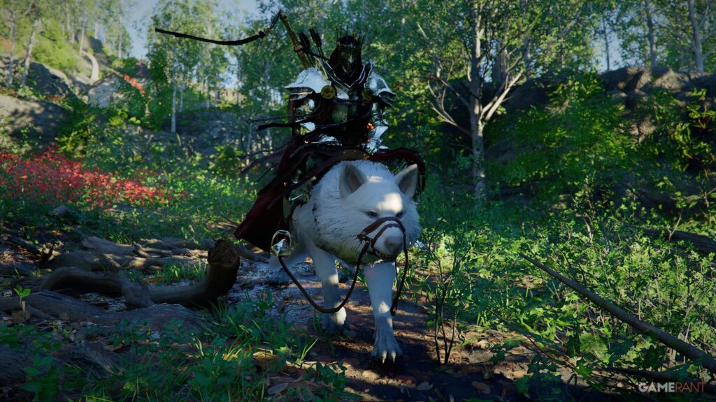 Cómo conseguir la montura del lobo blanco en el desierto carmesí