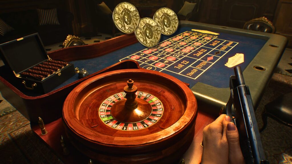 Solución de rompecabezas de mesa de ruleta en RE9