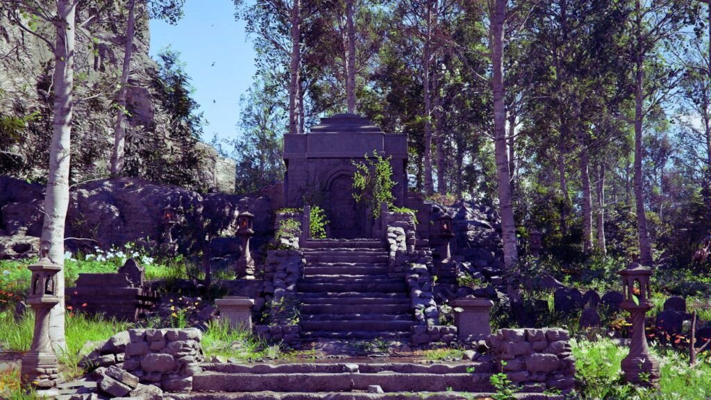 Solución del rompecabezas del cementerio de Hunter's Cabin en Crimson Desert
