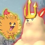 El trío inicial de Pokémon Winds and Waves se parece mucho a Palworld Pals