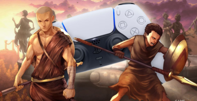 God of War Sons of Sparta, irónicamente, hace un gran uso del controlador PS5 DualSense