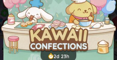 Recompensas e hitos de dulces kawaii