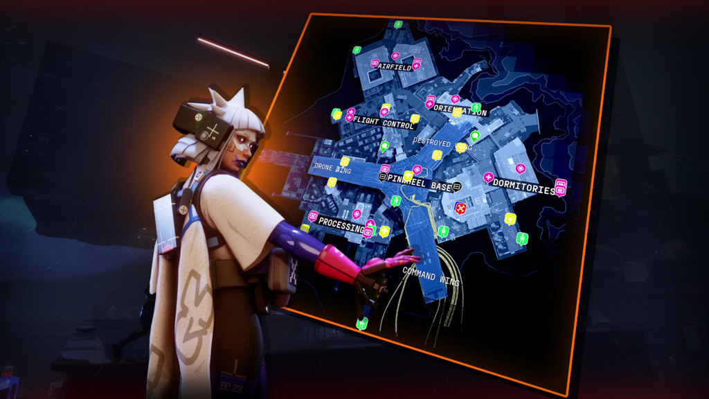 Mapa interactivo de Outpost - Maratón