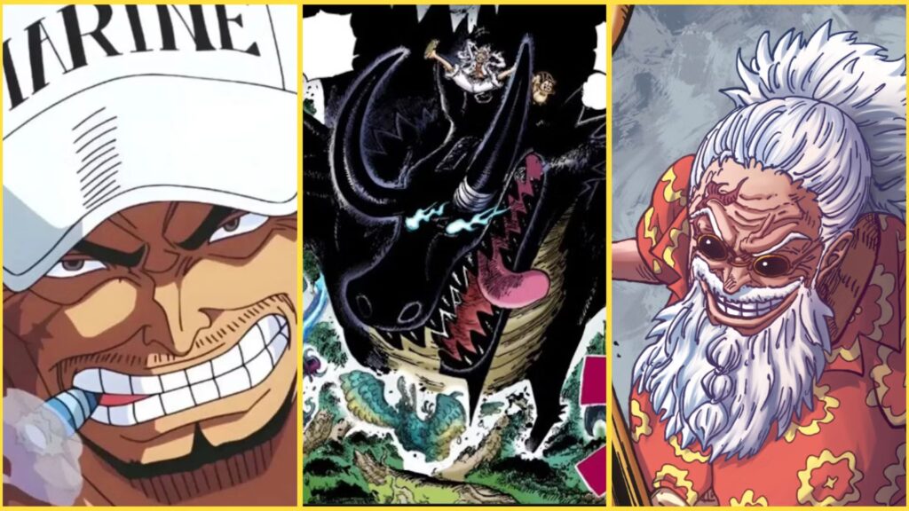 7 personas que no son Yonkos más fuertes que Luffy, clasificadas