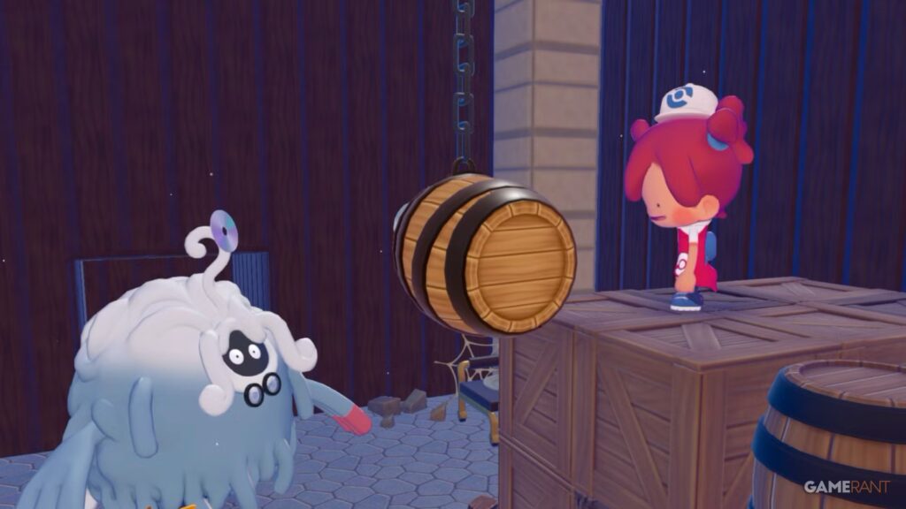 Cómo salvar al Pokémon en el barril en Rocky Ridges en Pokopia
