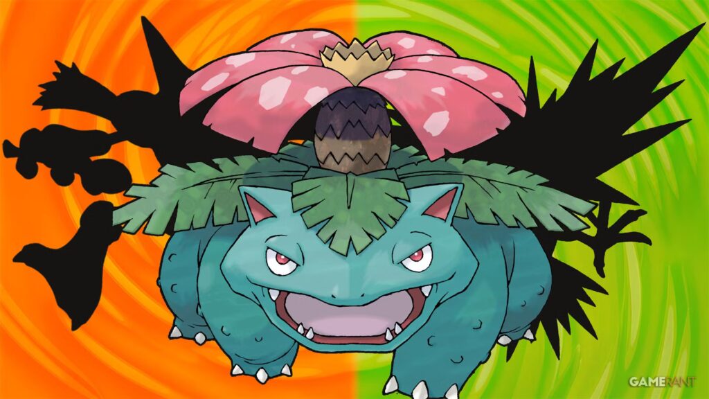 Mejor equipo para Venusaur en Pokémon Rojo Fuego y Verde Hoja