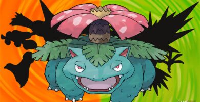 Mejor equipo para Venusaur en Pokémon Rojo Fuego y Verde Hoja