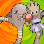 Hitmonlee vs Hitmonchan en Pokémon Rojo Fuego y Verde Hoja