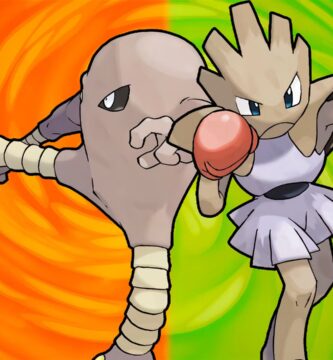 Hitmonlee vs Hitmonchan en Pokémon Rojo Fuego y Verde Hoja