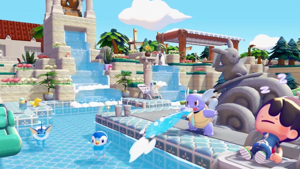 El jugador de Pokémon Pokopia construye Olive Garden en el juego