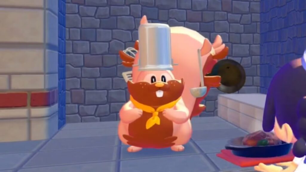 Cómo conseguir una sartén y hacer un filete de hamburguesa en Pokopia