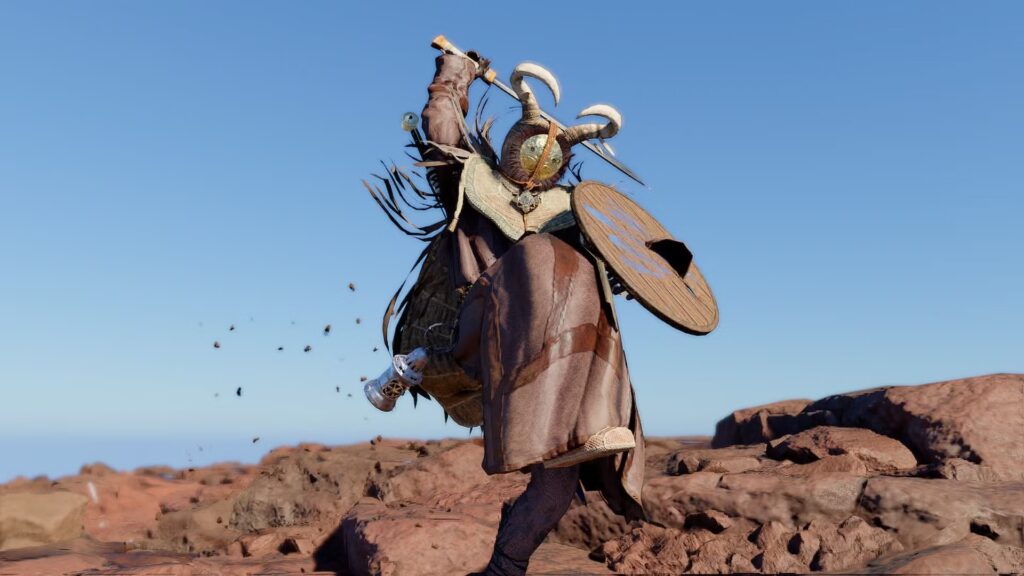 Cómo conseguir el conjunto de armadura Sunset Reed y la espada Hollow Visage en Crimson Desert