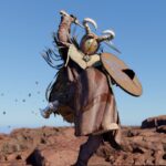 Cómo conseguir el conjunto de armadura Sunset Reed y la espada Hollow Visage en Crimson Desert