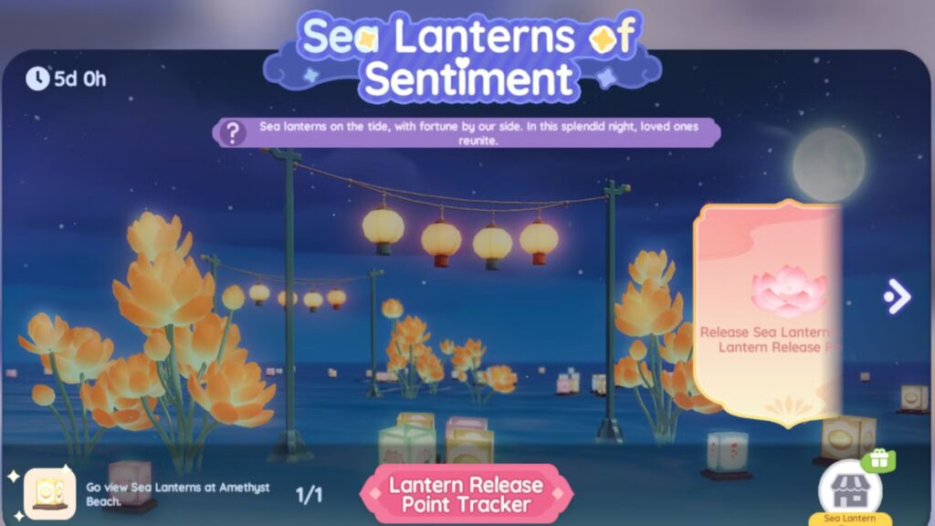 Cómo conseguir linternas para el evento Sea Lantern en Heartopia