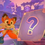 Todas las letras y la página oculta de Sky Castle en New Super Lucky's Tale
