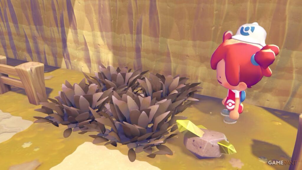 Cómo obtener roca lisa y crear un hábitat de pasto alto para Onix en Pokopia