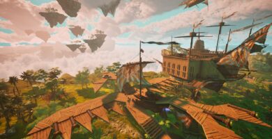 El nuevo juego de supervivencia de mundo abierto en Steam se siente como si Palworld se encontrara envuelto en dirigibles y dragones