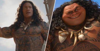 Primer vistazo a Dwayne Johnson como Maui en el tráiler de acción en vivo de Moana