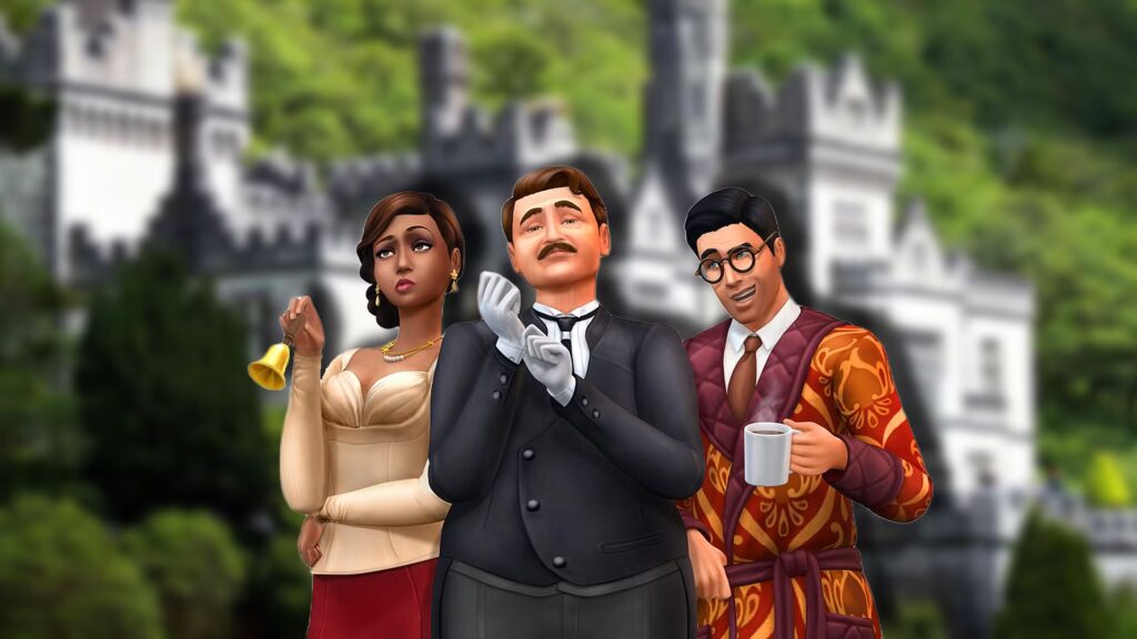 El jugador de Sims 4 construye un castillo gigante en el juego