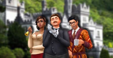 El jugador de Sims 4 construye un castillo gigante en el juego