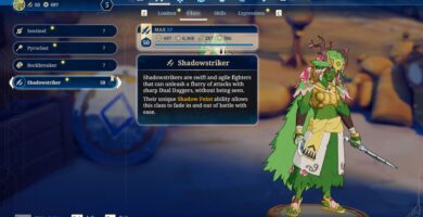 Las mejores habilidades y equipo de Shadowstriker en Towerborne