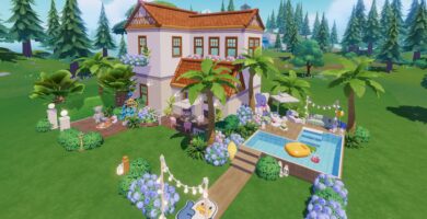 El jugador de Heartopia alcanza el límite de carga construyendo una mansión masiva