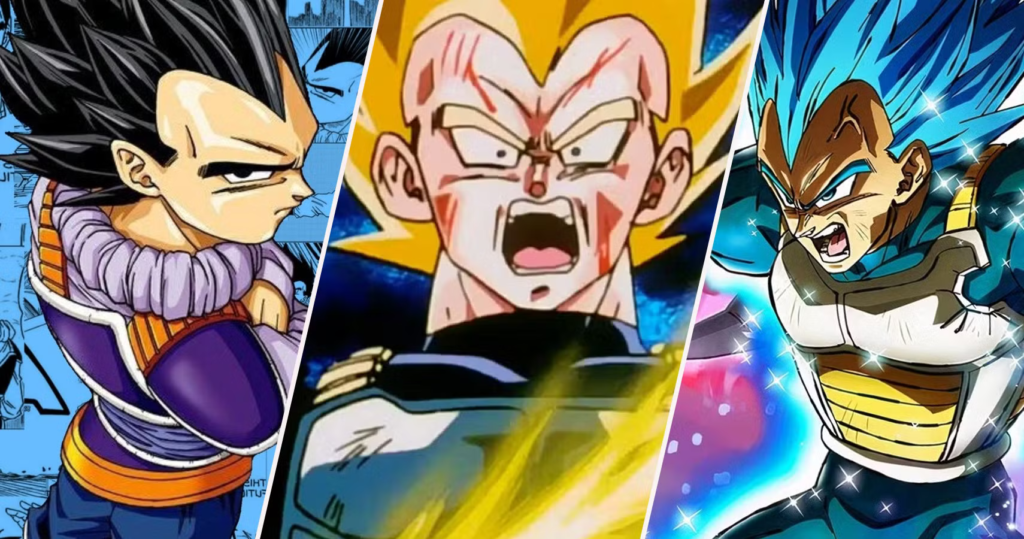 8 veces Vegeta superó a Goku