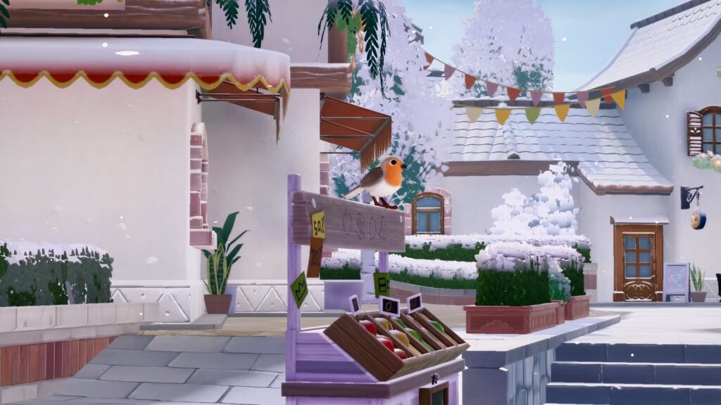 Ubicación del petirrojo europeo en Heartopia