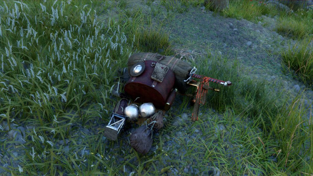 Ubicación del paquete del vendedor ambulante en Crimson Desert