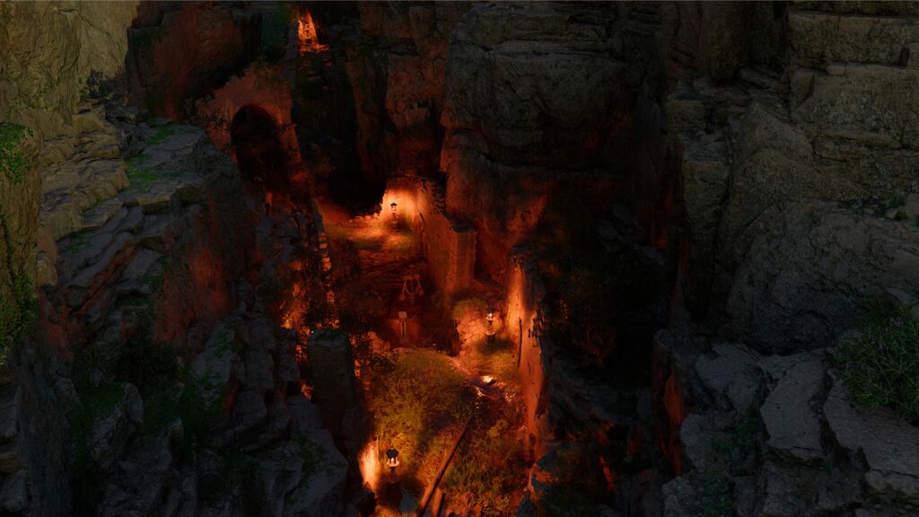 Solución del rompecabezas de las ruinas de Wiggling Hill en el desierto carmesí