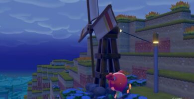 Pokémon voladores de playa desolada en Pokopia