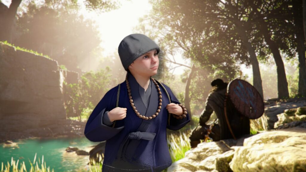 Ubicación del hongo de pino místico (solicitud del joven monje) en el desierto carmesí