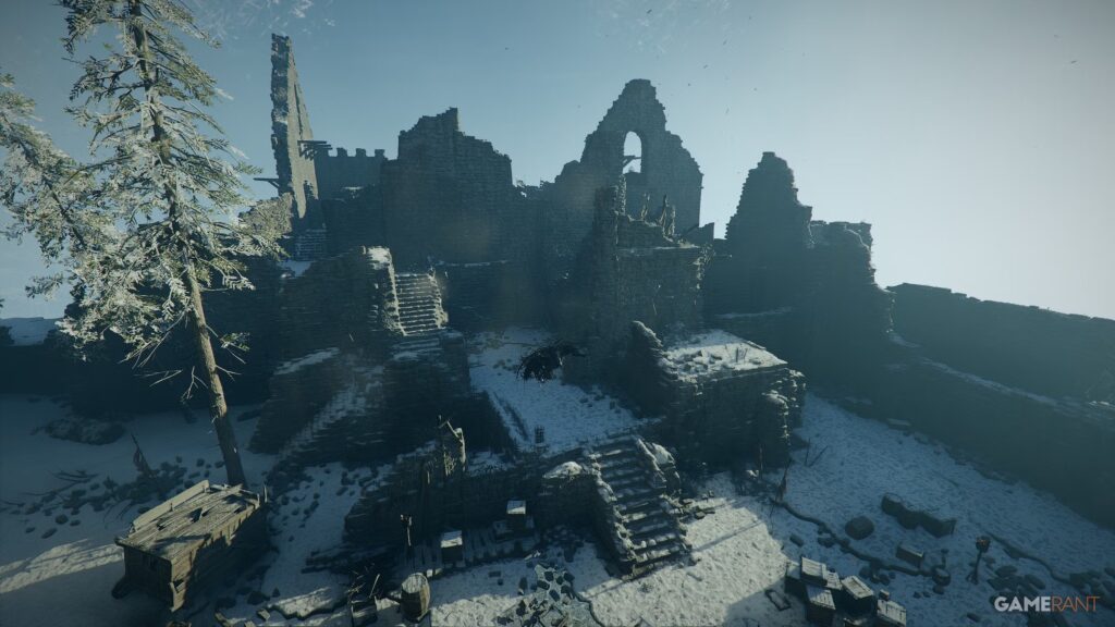 Todo el botín secreto en las ruinas del castillo Icemoor en Crimson Desert