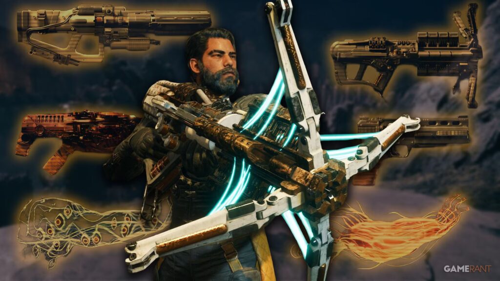 Todas las armas principales y eléctricas en Saros