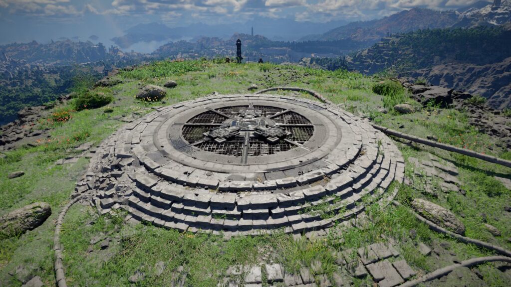 Guía de rompecabezas de la antigua puerta sellada en el desierto carmesí