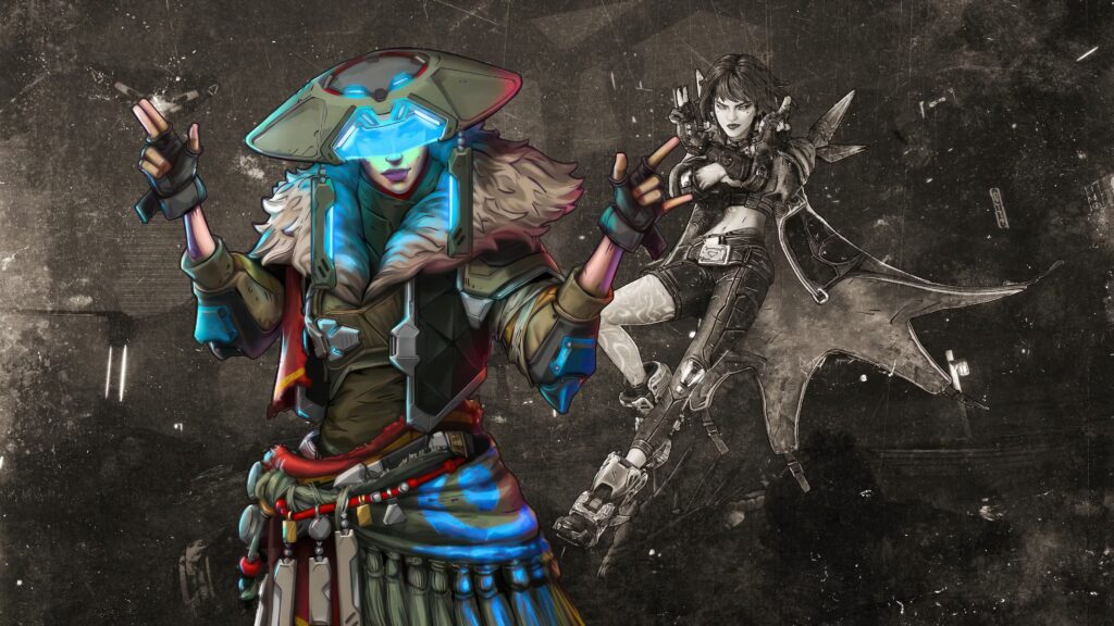 El personaje de Borderlands Mobile gira el cuchillo para Vex Mains