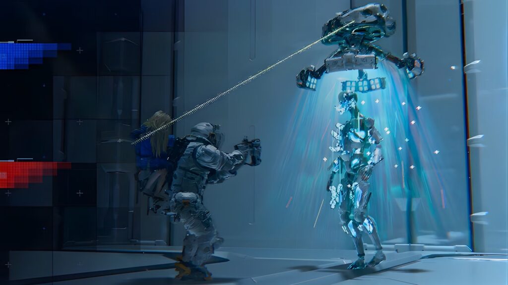 Cómo infligir daño usando enemigos en Pragmata (simulación de entrenamiento 6)