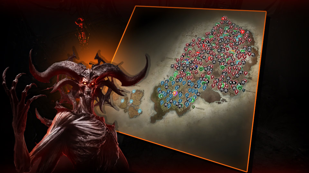 Mapa interactivo de Diablo 4