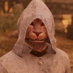 Un fan de Elder Scrolls ve un gato llamado M'aiq the Liar en una tienda de mascotas