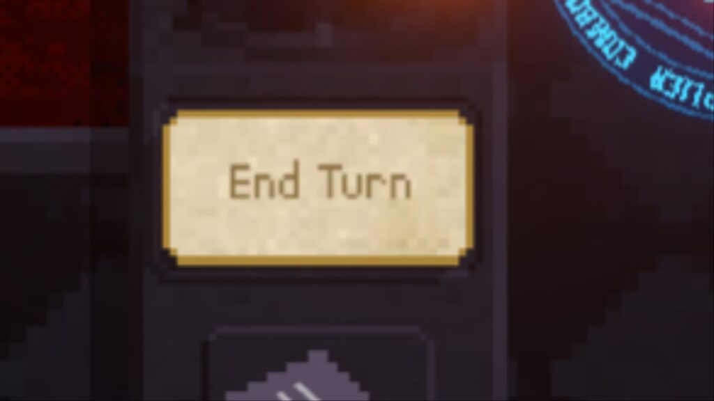 ¿Para qué sirve el botón de fin de giro en Vampire Crawlers?