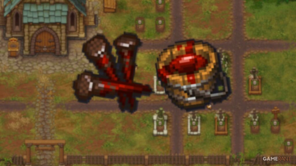 Cómo conseguir el cubo de sangre y clavos ensangrentados en Graveyard Keeper