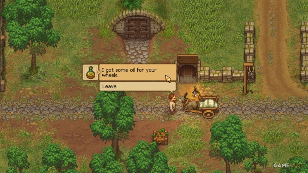 Cómo conseguir aceite para el burro en Graveyard Keeper
