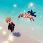 Ubicación del cangrejo real en Heartopia